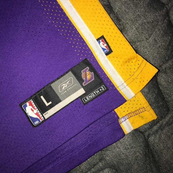 Lamar Odom lakers jersey yellow and purple vintage - Picture 3 of 6